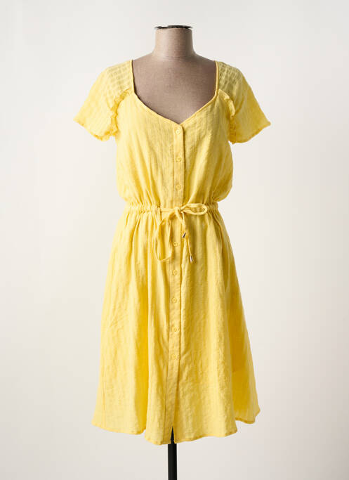 Robe courte jaune LOLA ESPELETA pour femme