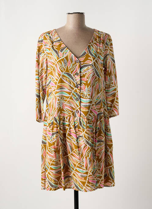 Robe courte marron LOLA ESPELETA pour femme