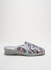 Chaussons/Pantoufles gris FARGEOT pour femme seconde vue