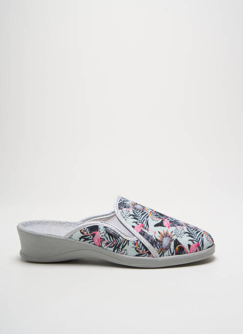 Chaussons/Pantoufles gris FARGEOT pour femme