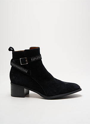 Bottines/boots nubuck talon de 4 à 6cm noir MAM'ZELLE femme