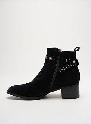 Bottines/boots nubuck talon de 4 à 6cm noir MAM'ZELLE femme