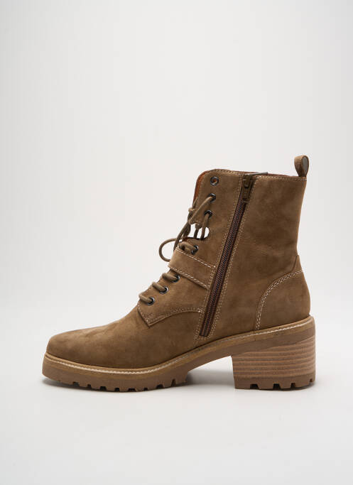 Bottines/Boots beige MAM'ZELLE pour femme