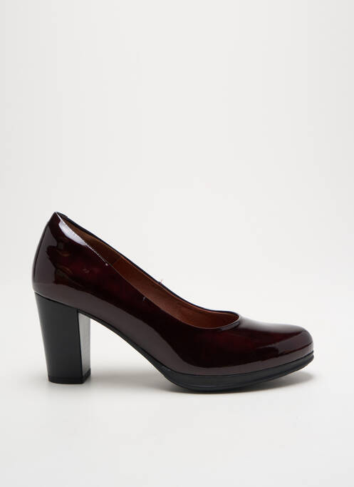 Escarpins matière lisse talon de 7 à 9cm violet KARSTON femme