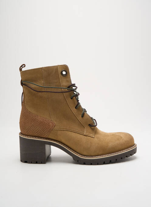 Bottines/Boots beige MKD pour femme