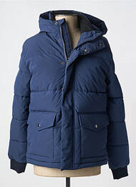 Doudoune manches longues a capuche bleu JACK & JONES homme