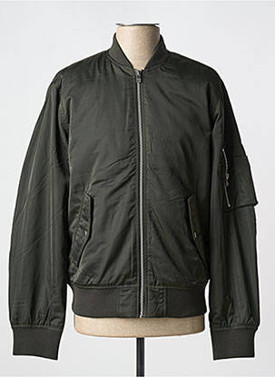 Doudoune poches sans capuche vert JACK & JONES homme