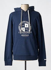 Sweat-shirt à capuche bleu JACK & JONES pour homme seconde vue