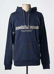 Sweat-shirt à capuche bleu JACK & JONES pour homme seconde vue