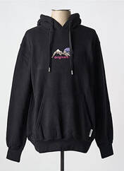 Sweat-shirt à capuche noir JACK & JONES pour homme seconde vue