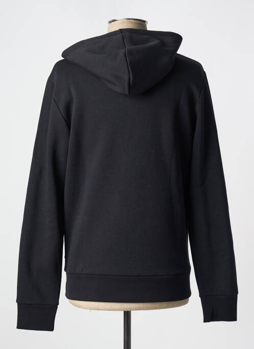 Sweat-shirt à capuche noir JACK & JONES pour homme