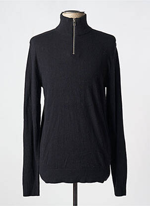 Pull manches longues manches longues noir JACK & JONES homme