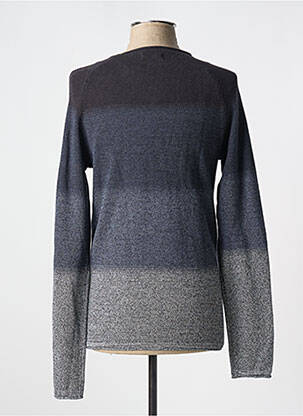 Pull tissage chiné manches longues gris JACK & JONES homme