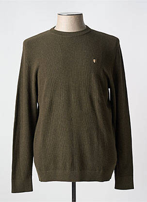 Pull col rond manches longues vert JACK & JONES homme