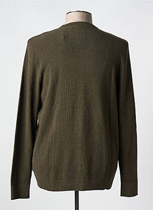 Pull col rond manches longues vert JACK & JONES homme