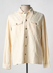 Chemise manches longues beige JACK & JONES pour homme seconde vue