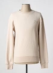 Sweat-shirt beige JACK & JONES pour homme seconde vue