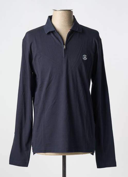 Polo manches longues manches longues bleu JACK & JONES homme