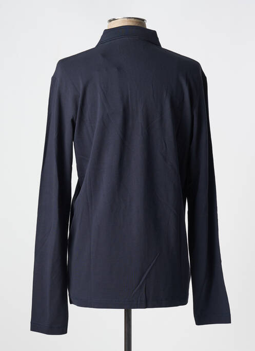 Polo manches longues manches longues bleu JACK & JONES homme