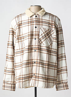 Veste casual coupe droite beige JACK & JONES homme