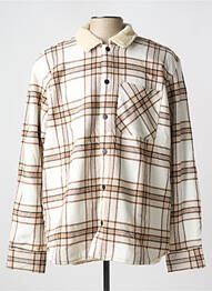 Veste casual fermeture boutonnée sur le devant beige JACK & JONES homme
