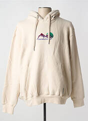 Sweat-shirt à capuche beige JACK & JONES pour homme seconde vue