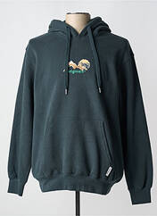 Sweat-shirt à capuche vert JACK & JONES pour homme seconde vue