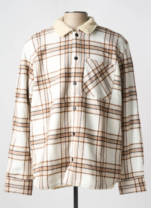 Veste casual beige JACK & JONES pour homme