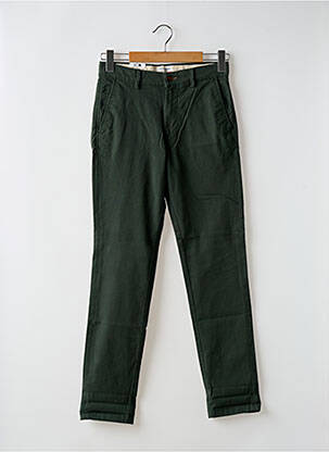 Pantalon chino tissage chiné taille basse vert JACK & JONES homme