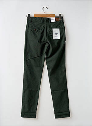Pantalon chino tissage chiné taille basse vert JACK & JONES homme