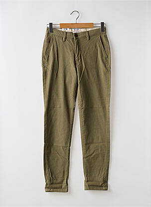 Pantalon chino tissage chiné taille basse vert clair JACK & JONES homme