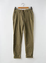 Pantalon chino tissage chiné taille basse vert clair JACK & JONES homme