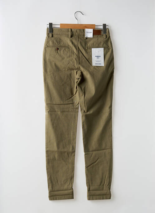 Pantalon chino tissage chiné taille basse vert clair JACK & JONES homme