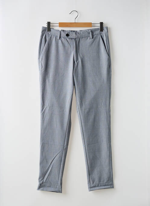 Pantalon chino imprimé imprimé prince de galle taille normale gris JACK & JONES homme