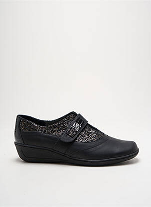 Chaussures de confort tissage vernis talon de 4 à 6cm noir OTTILIA femme