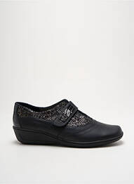 Chaussures de confort tissage vernis talon de 4 à 6cm noir OTTILIA femme