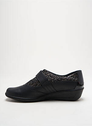 Chaussures de confort tissage vernis talon de 4 à 6cm noir OTTILIA femme