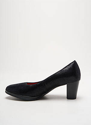 Escarpins tissage satiné talon de 4 à 6cm noir ARA femme
