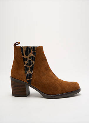 Bottines/boots talon bottier talon de 4 à 6cm marron OTTILIA femme