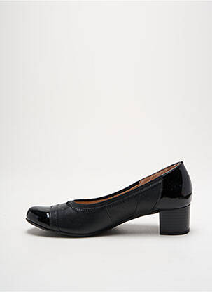 Ballerines matière lisse talon plat jusqu'à 3cm noir SWEET femme