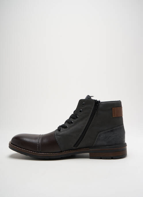 Bottines/Boots gris RIEKER pour homme