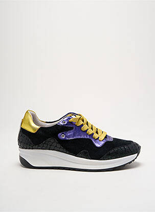 Baskets matière lisse talon de 4 à 6cm violet VADDIA femme