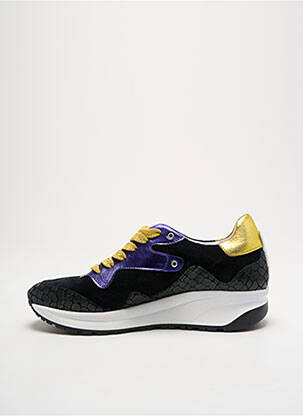 Baskets matière lisse talon de 4 à 6cm violet VADDIA femme