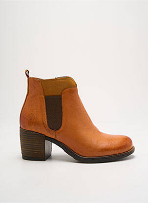 Bottines/Boots orange CASTA pour femme