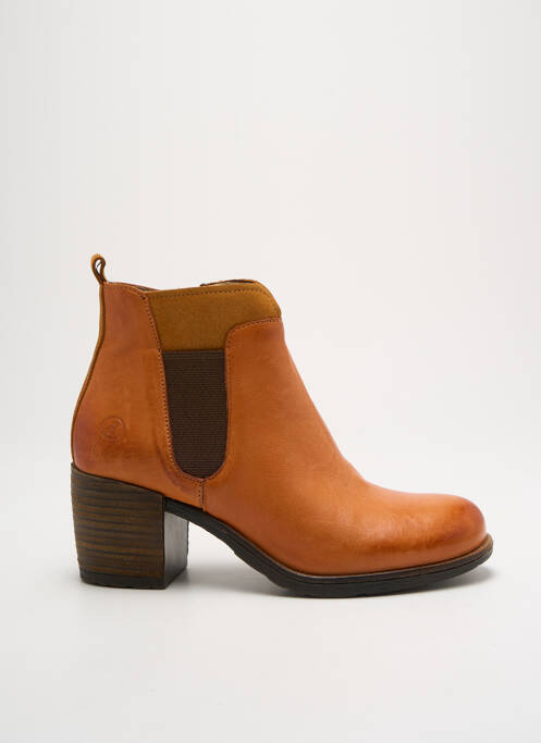 Bottines/Boots orange CASTA pour femme