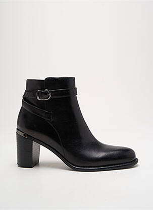 Bottines/boots matière lisse talon de 4 à 6cm noir ADIGE femme