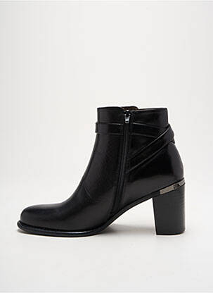 Bottines/boots matière lisse talon de 4 à 6cm noir ADIGE femme