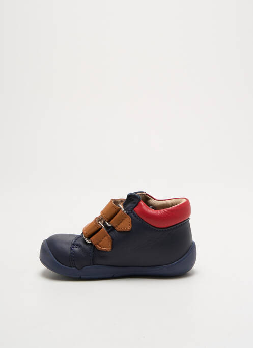 Baskets bleu KICKERS pour garçon