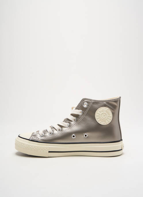 Baskets argent VICTORIA femme