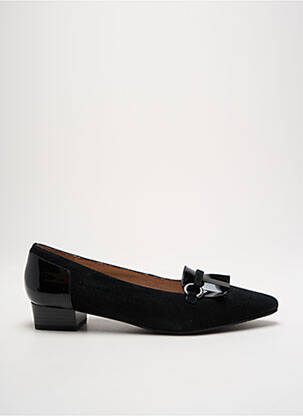 Mocassins carré talon plat jusqu'à 3cm noir SWEET femme